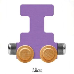 NWT NameTrains Pastel Letter "I" (Purple/Violet/Lilac)